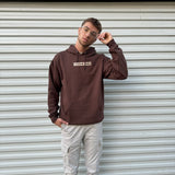 Brown dear person hoodie