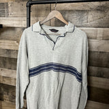 Old College grey/navy long sleeve