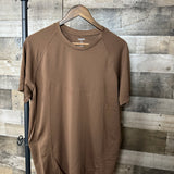 Brown workout tee