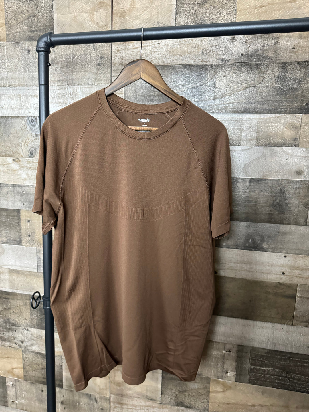 Brown workout tee